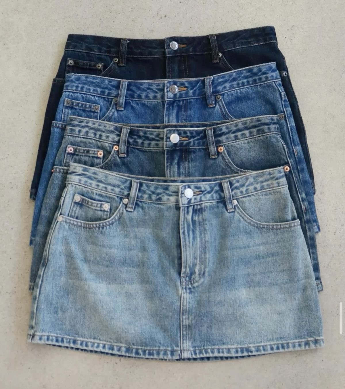 Faldas/short de jeans