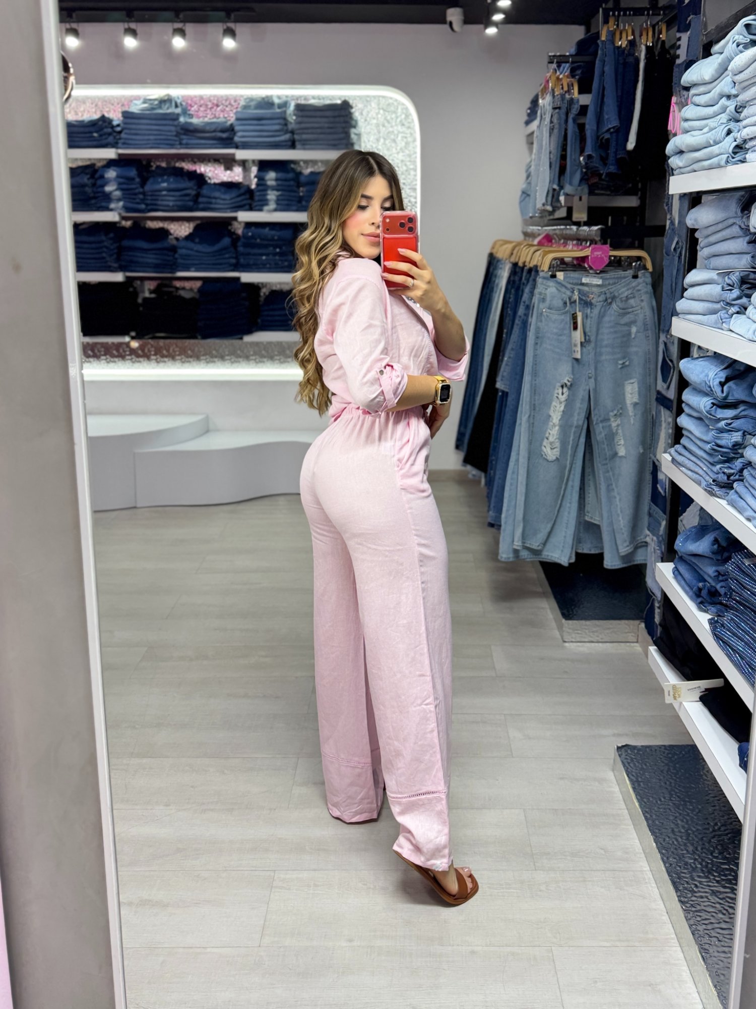 Pantalón Lino tiron