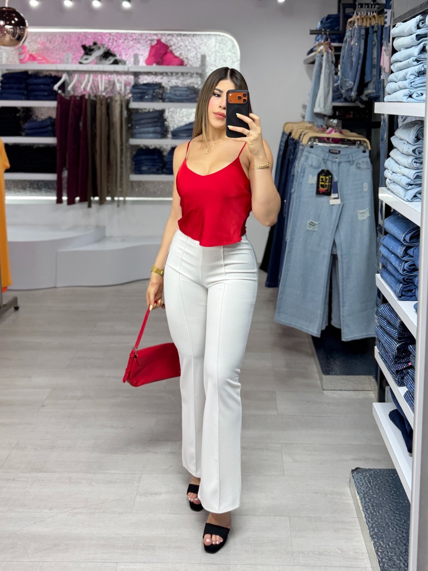 Blusa satinada