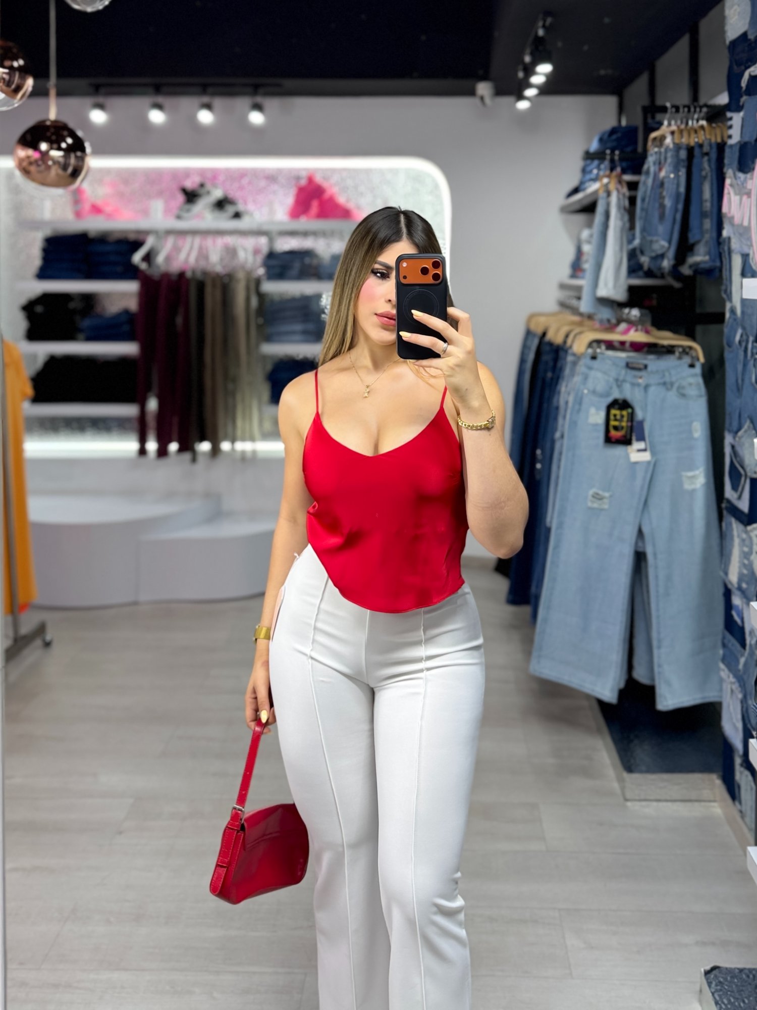 Blusa satinada