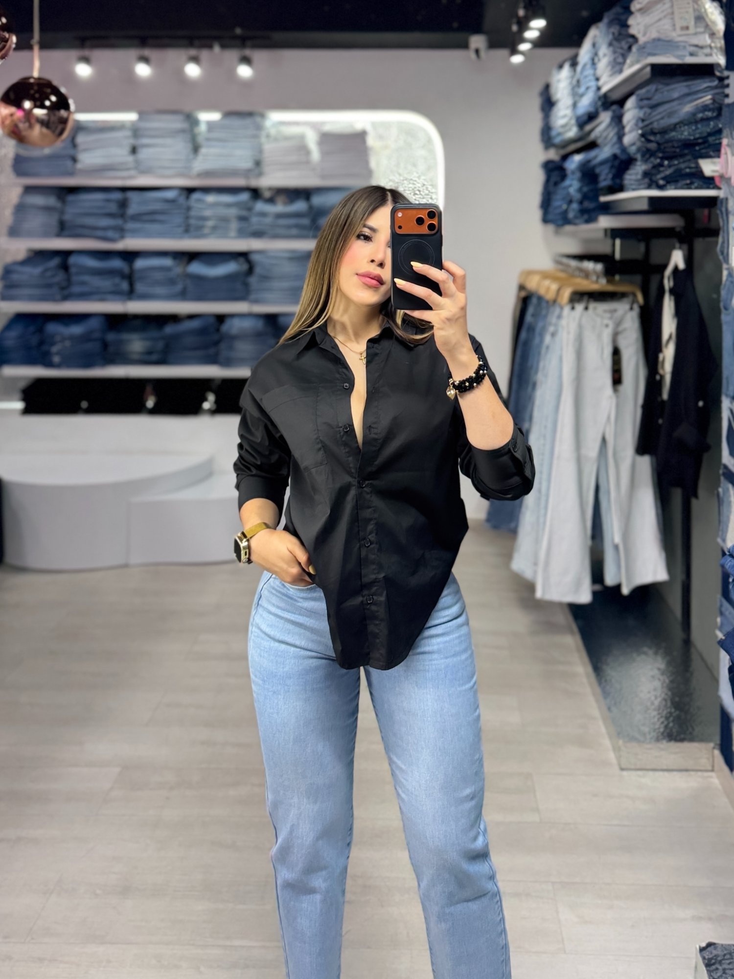 Camisa con bolsillo
