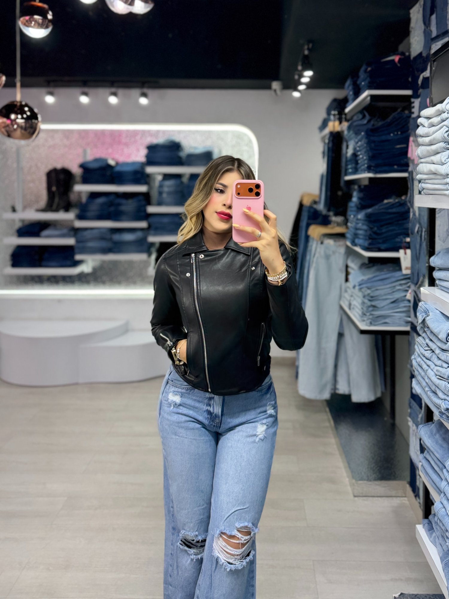 Chaqueta cuerina