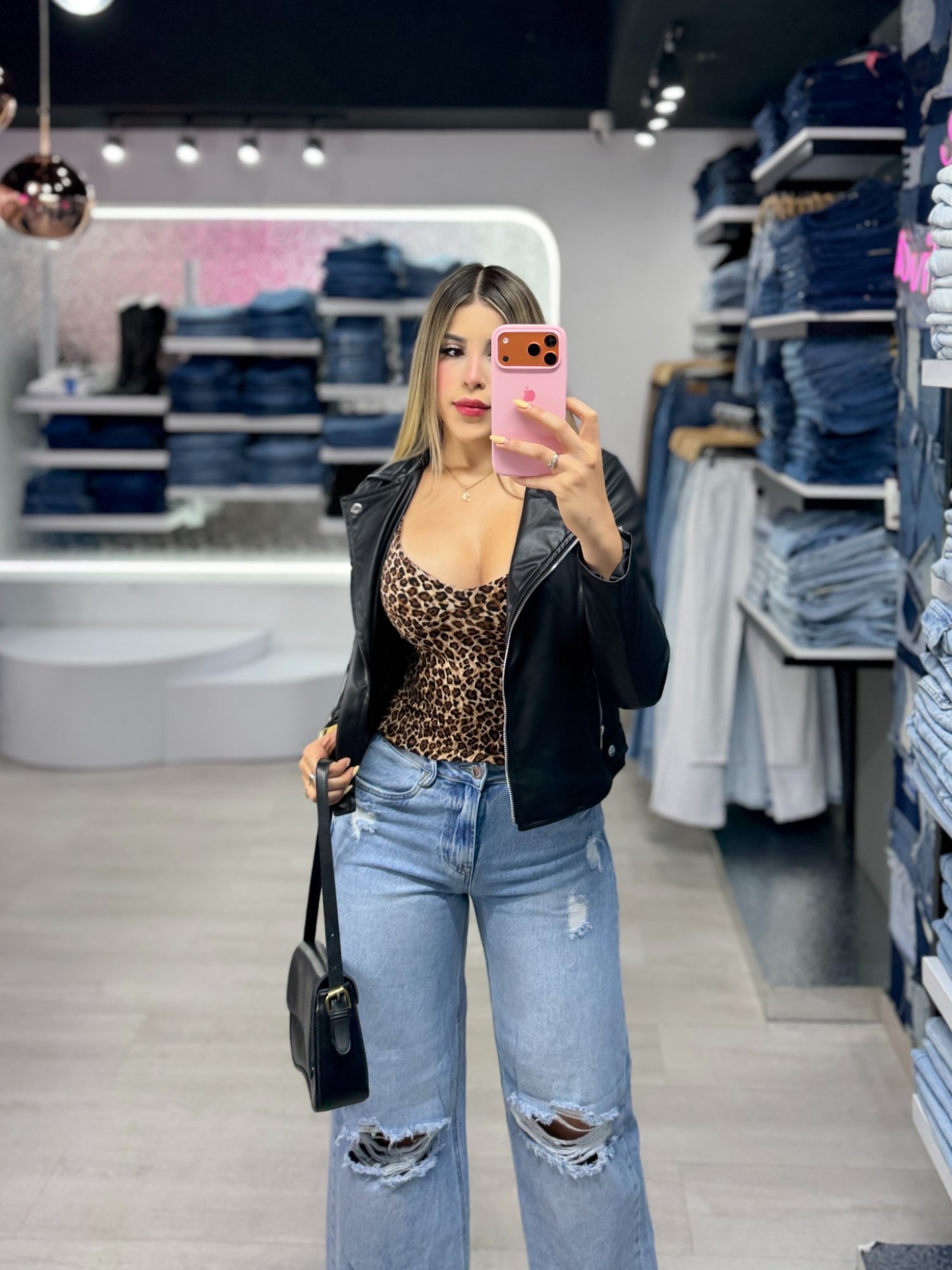 Blusa animal print L