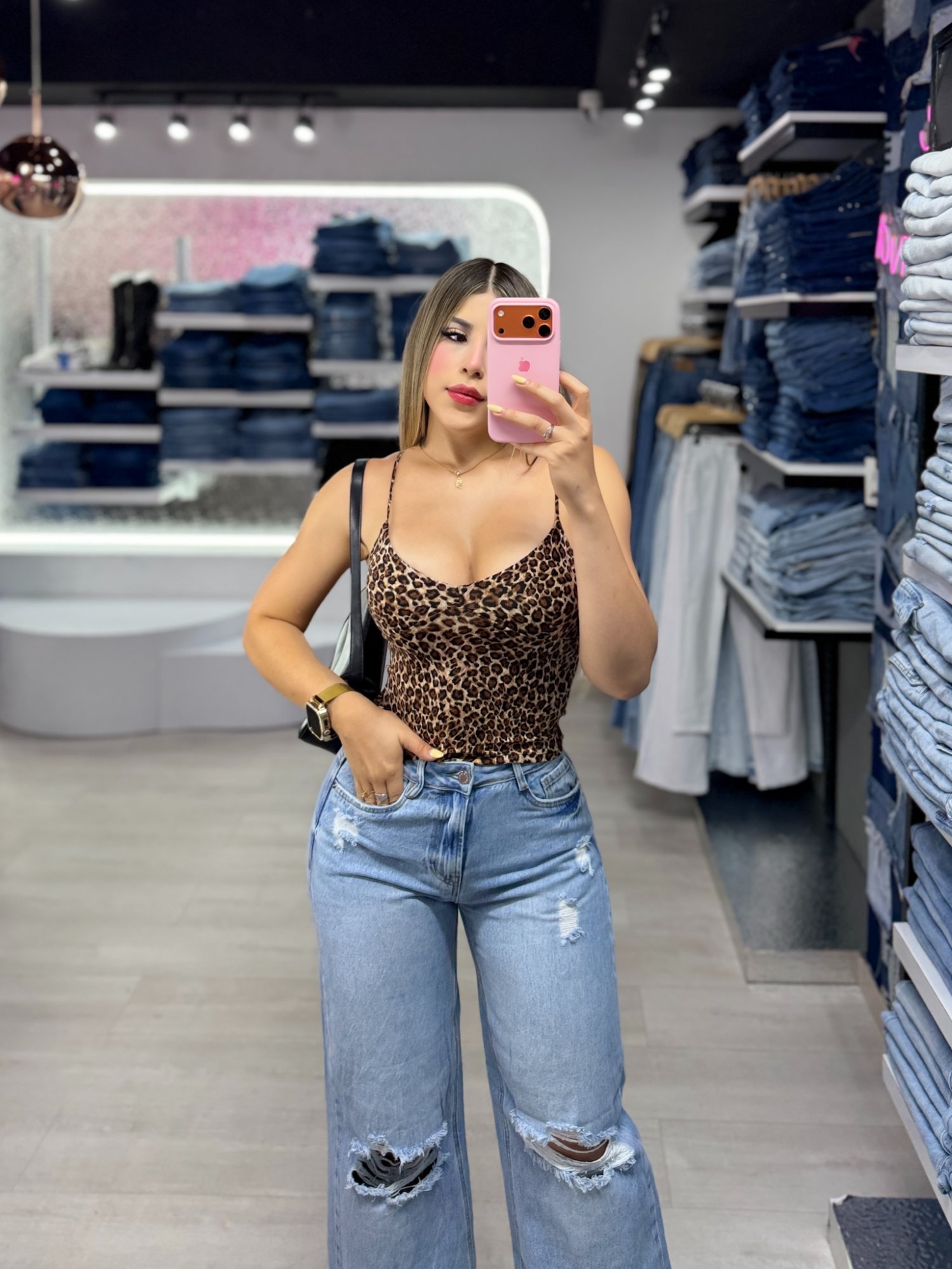 Blusa animal print L