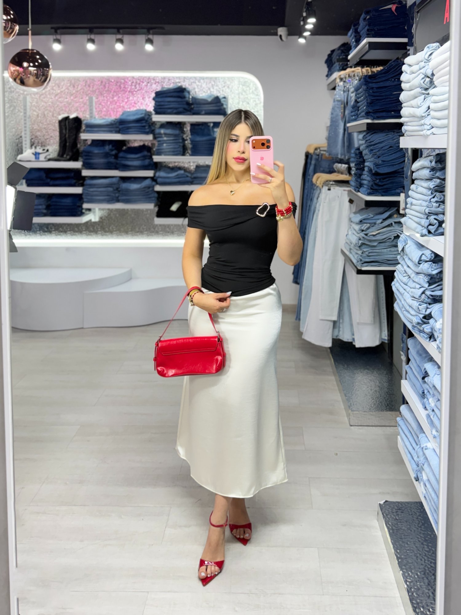 Blusa con broche S/M/L