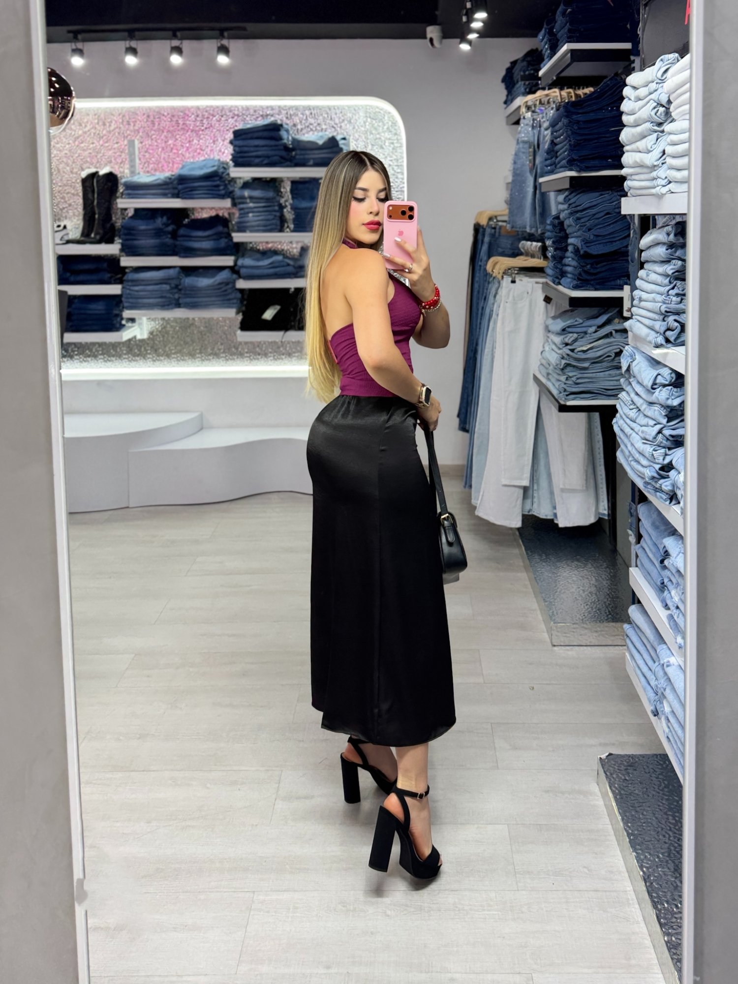 Falda Satinada S/M