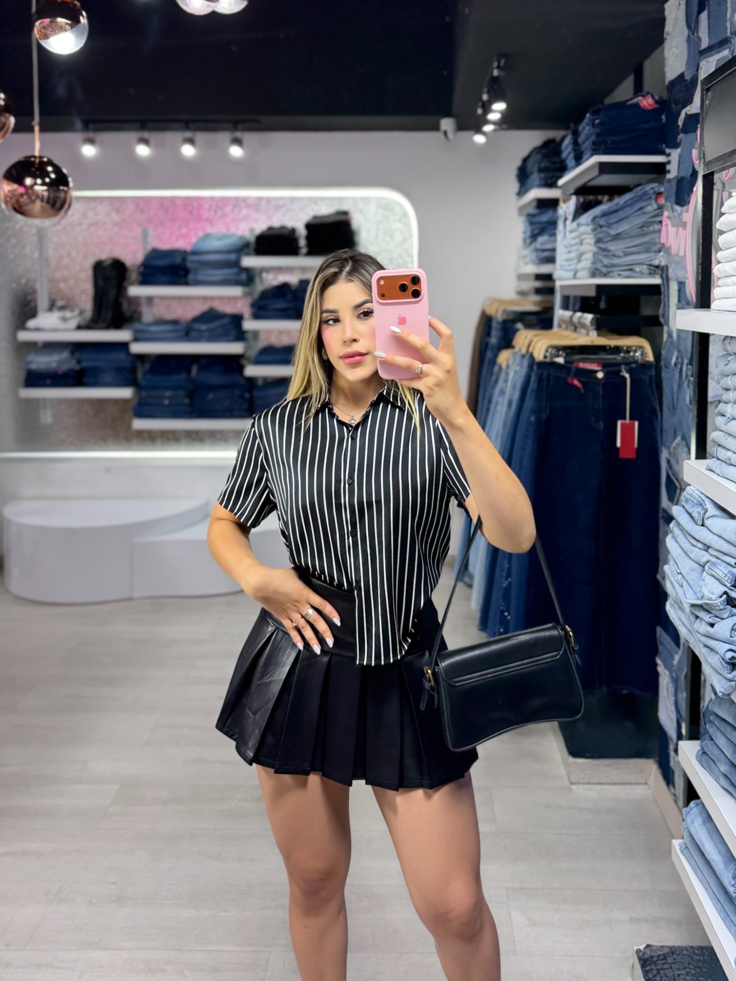 Camisa de rayas S/M/L