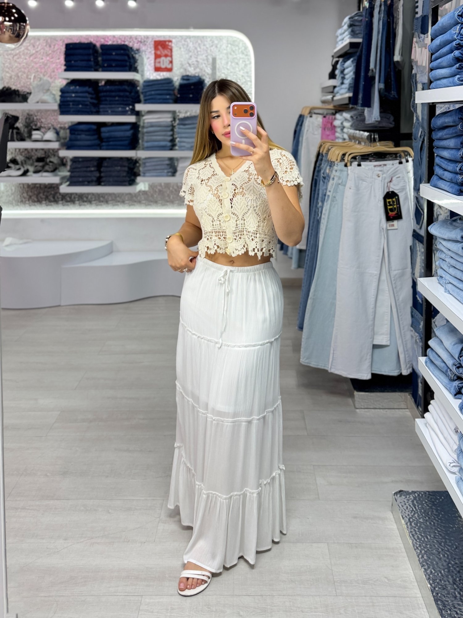 Falda larga S/M/L
