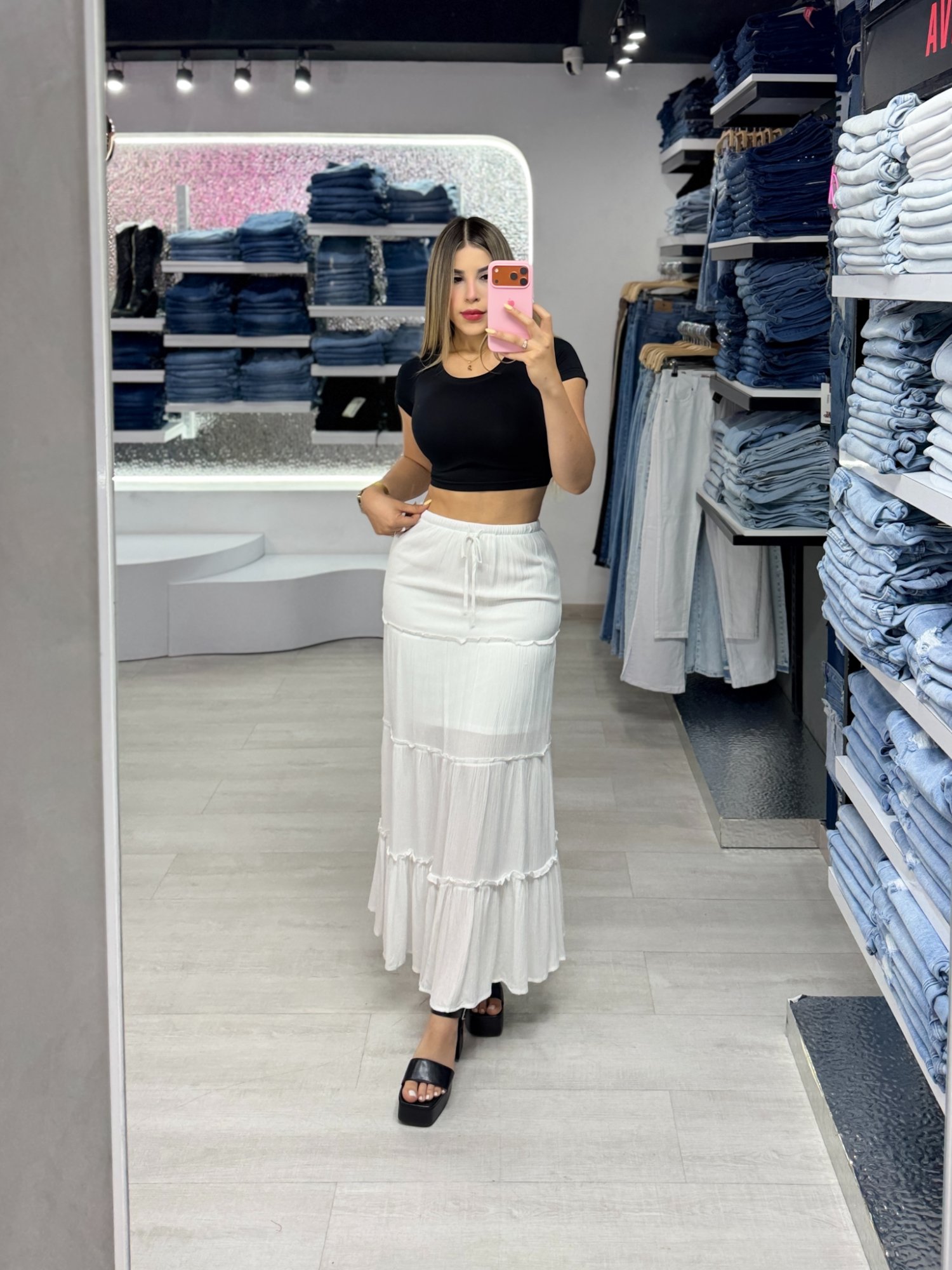 Falda larga S/M/L