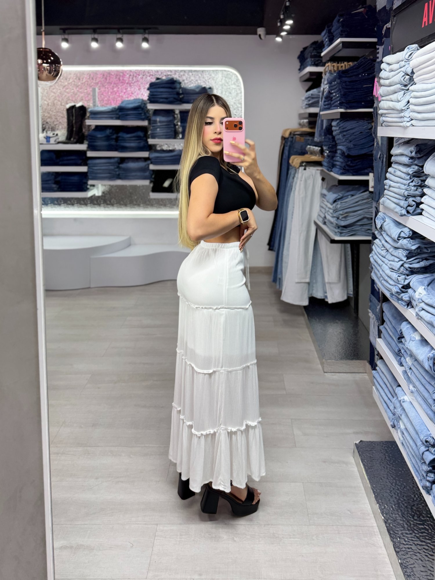 Falda larga S/M/L