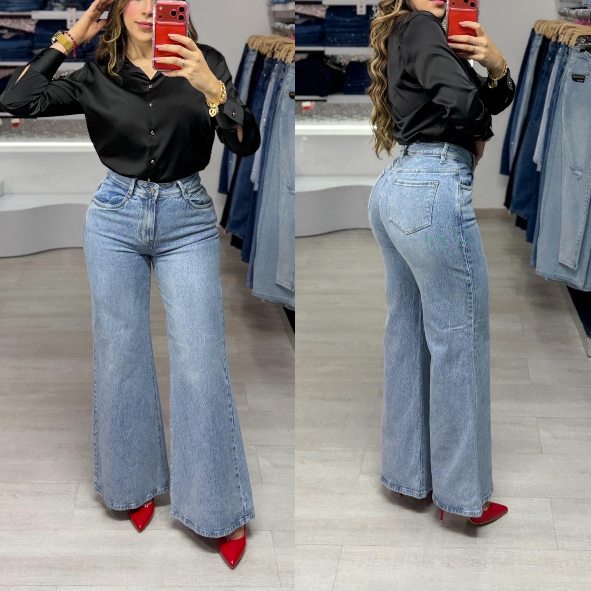 Jeans Straight wide