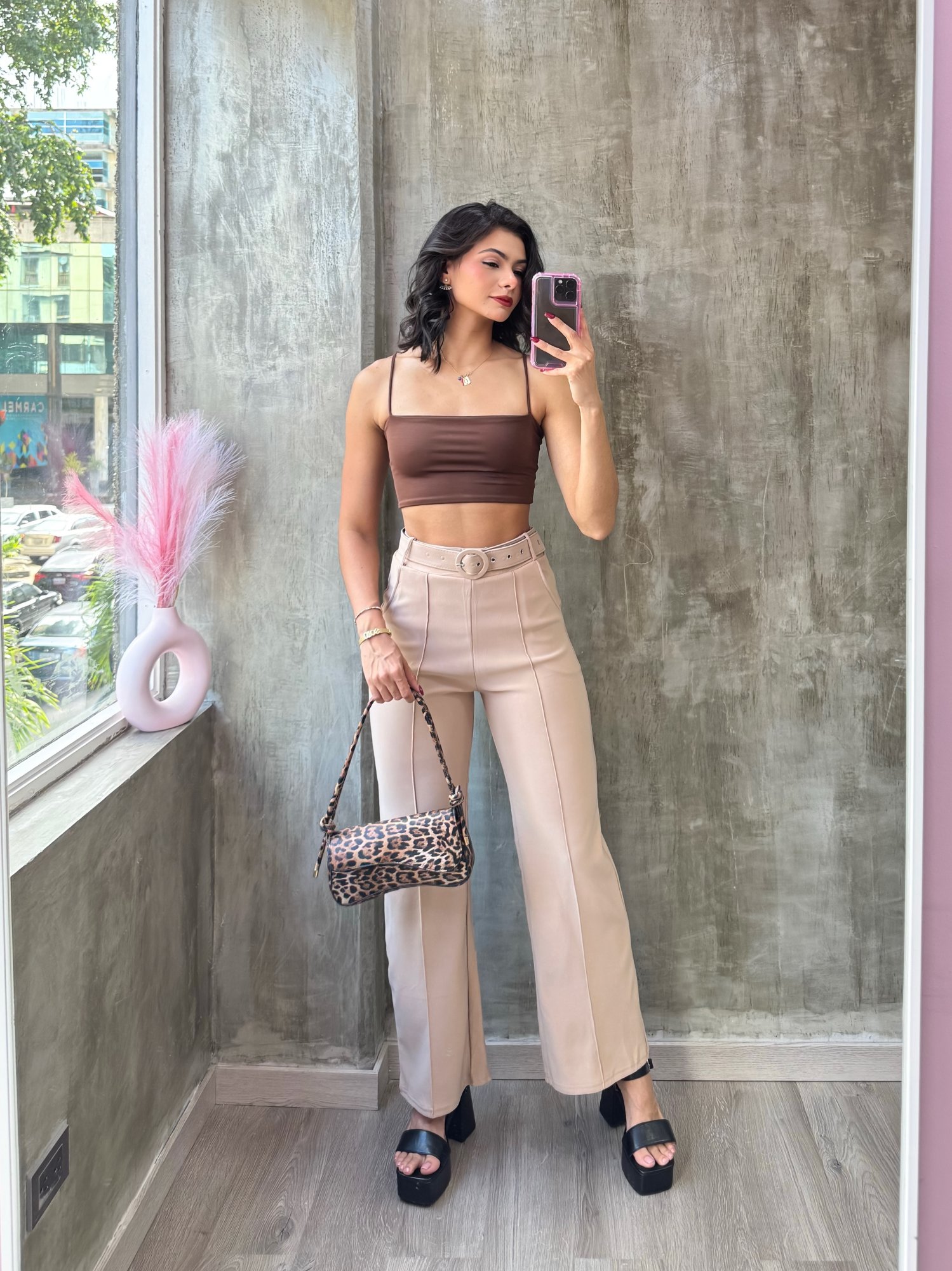 Pantalón con Correa TALLA PLUS