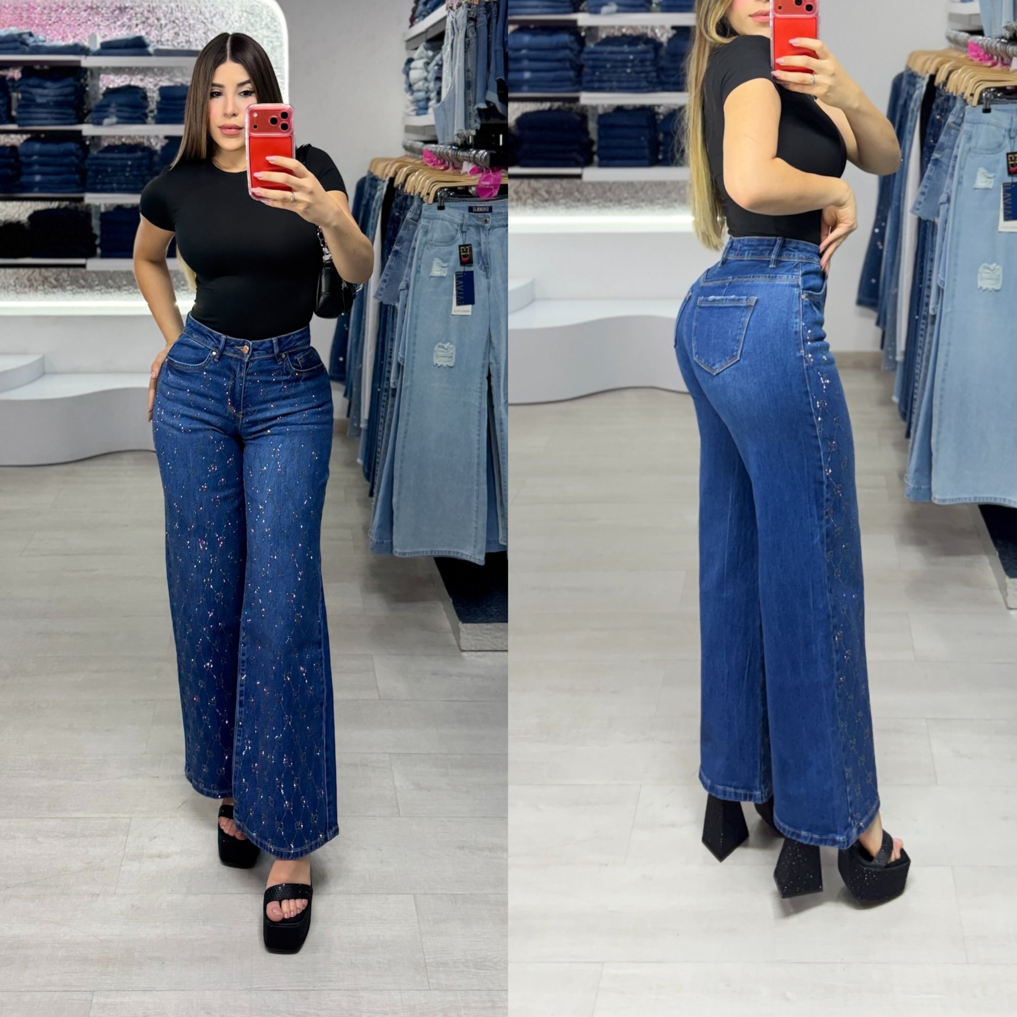 JEANS CON BRILLOS