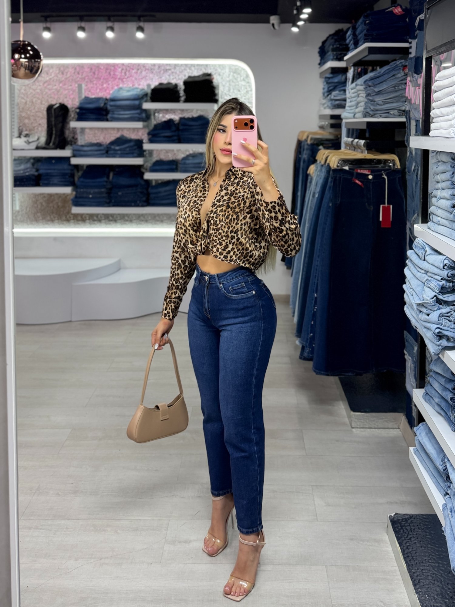 Blusa leopardo S/M/L