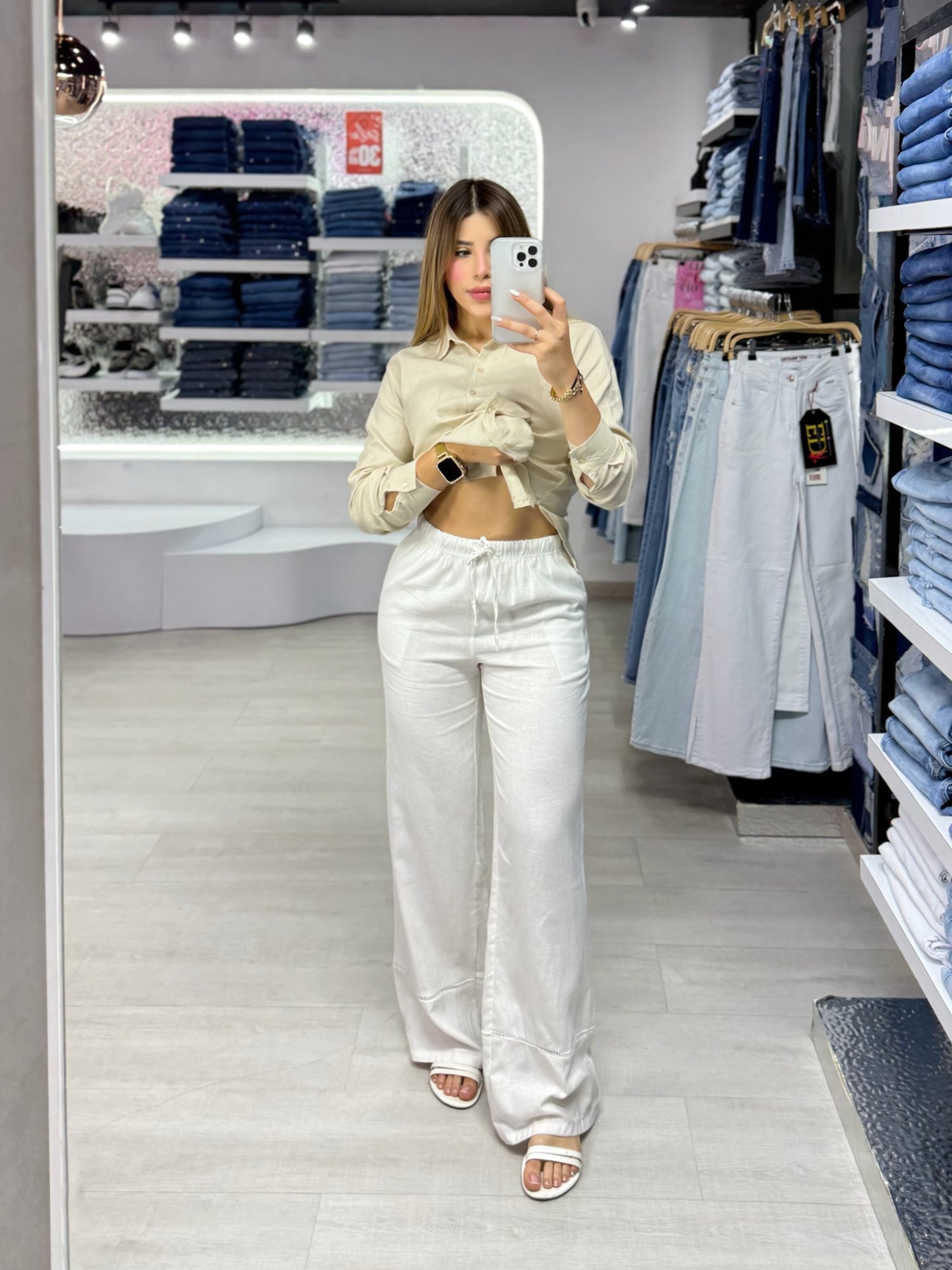 Pantalón de Lino S/M/L