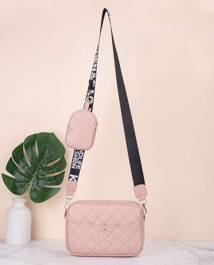 Cartera rosa deportiva